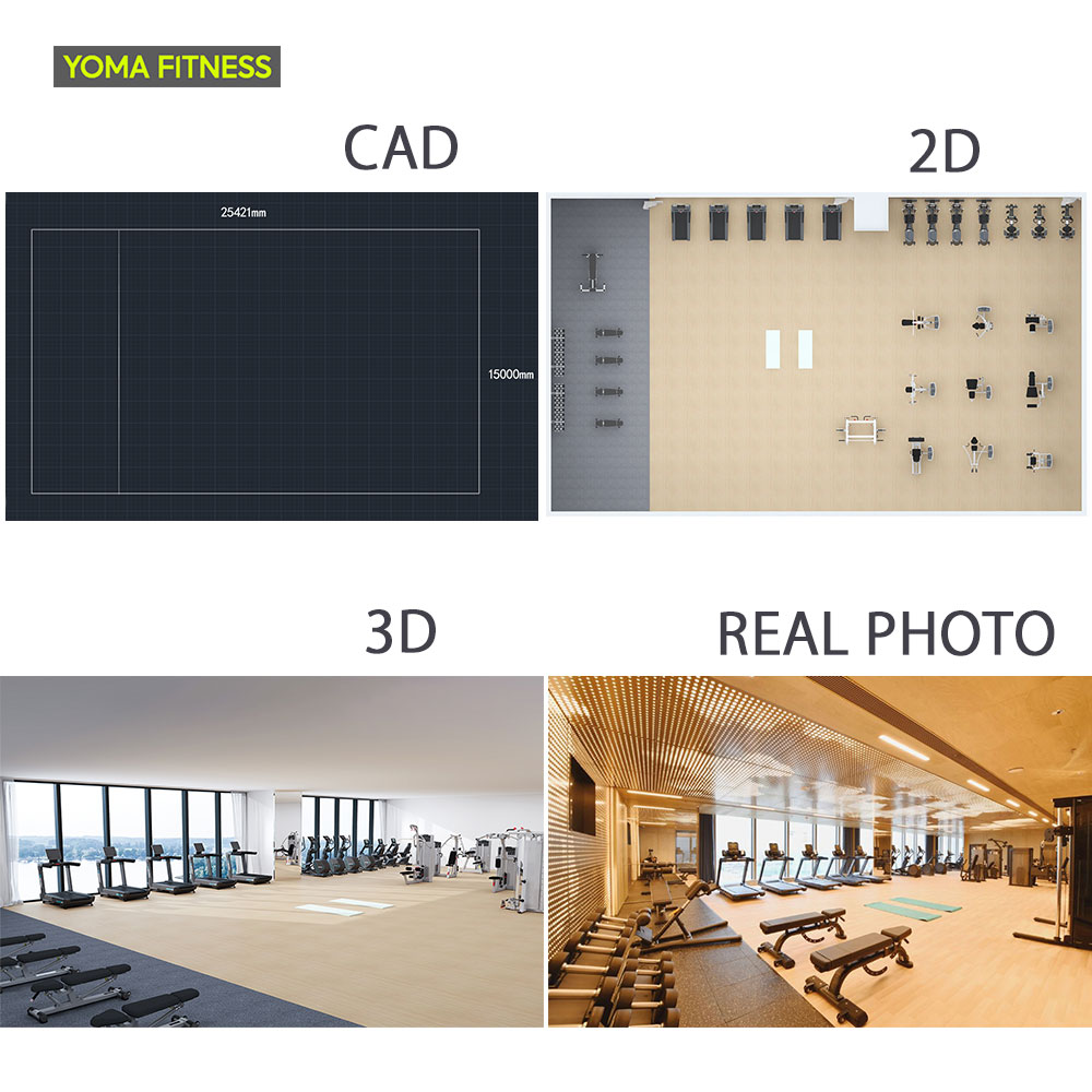Health Wellness Club - مجموعات معدات تدريب القوة في قوانغتشو
