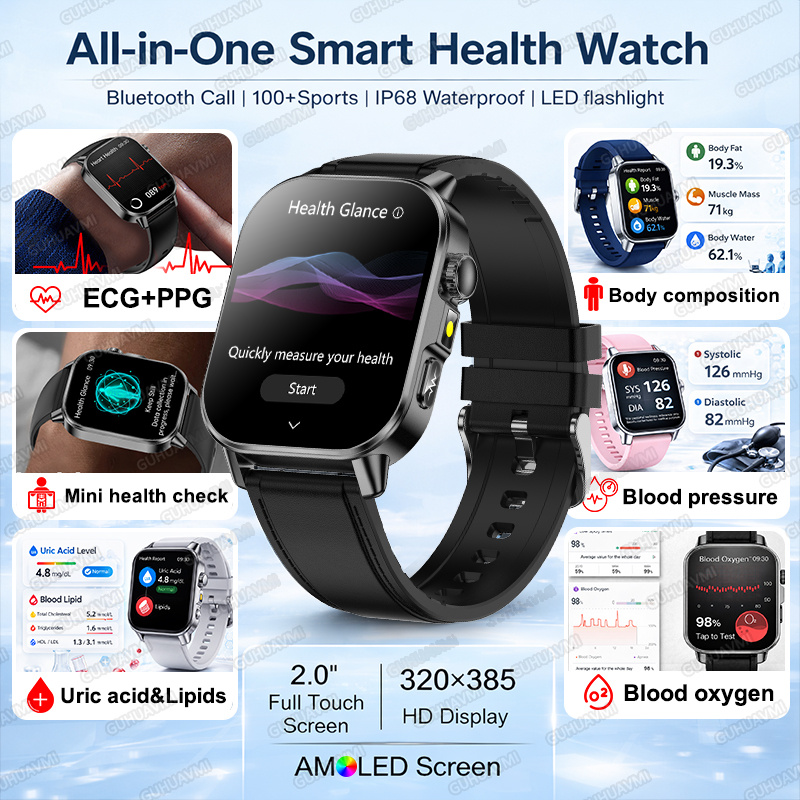 ساعة ذكية 2026 ألترا بتقنية ال - مراجعة Health Wellness Month وسعره